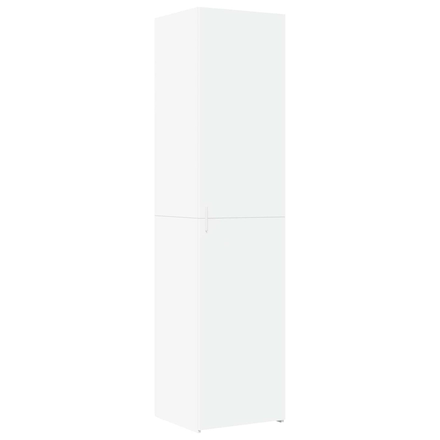 højskab 40x42,5x185 cm konstrueret træ hvid
