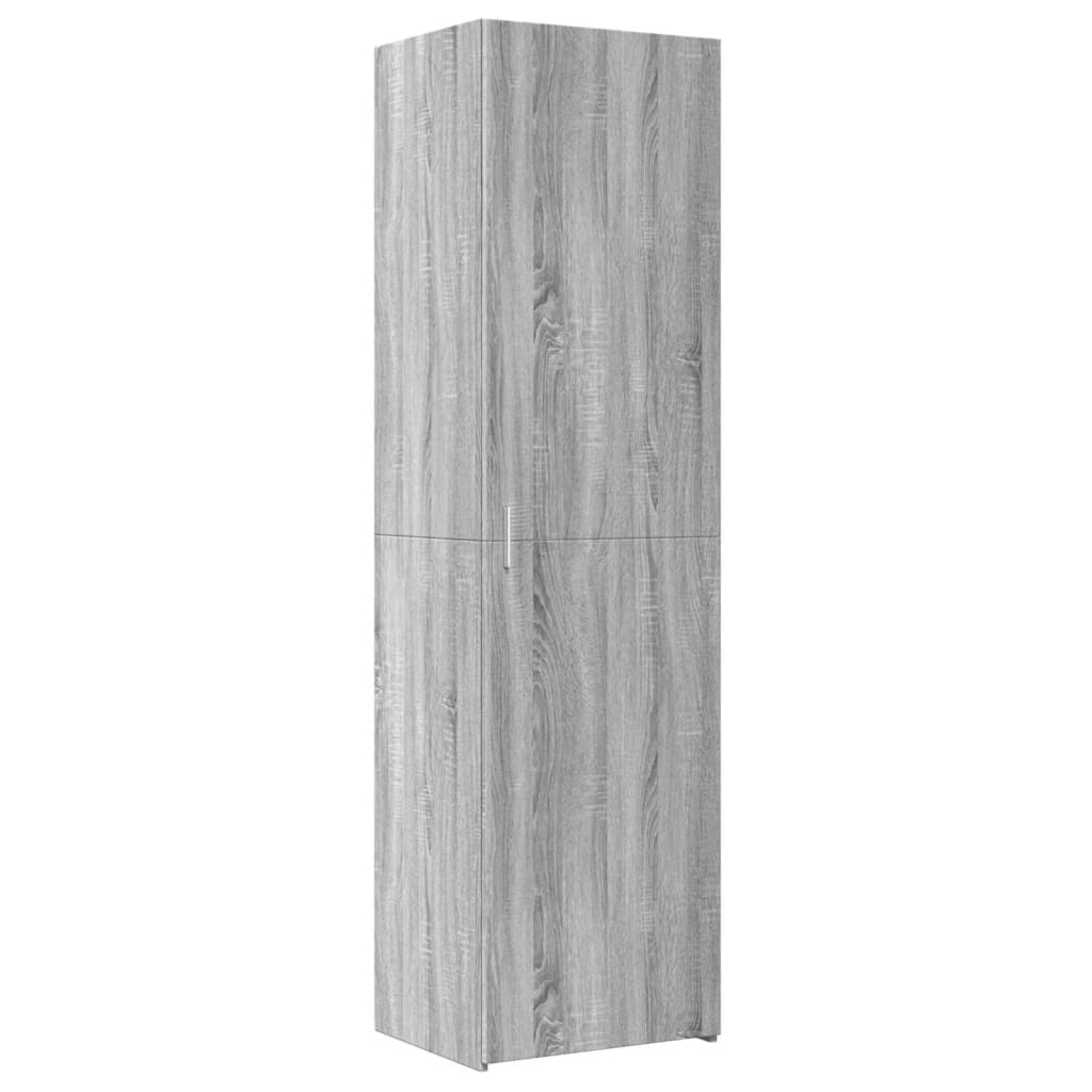 skab 50x42,5x185 cm konstrueret træ sonoma-eg