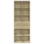 skab 70x42,5x185 cm konstrueret træ sonoma-eg