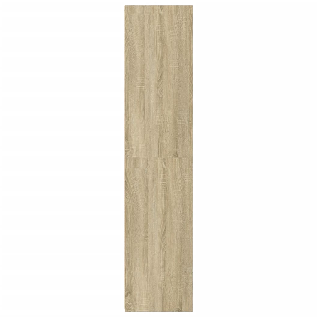 reol 45x41x185 cm konstrueret træ sonoma-eg