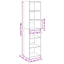 reol 45x41x185 cm konstrueret træ sonoma-eg