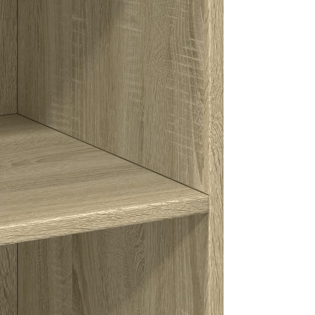 reol 70x41x185 cm konstrueret træ sonoma-eg