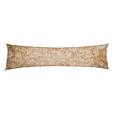 camouflagenet 613x138 cm med opbevaringspose sandfarvet