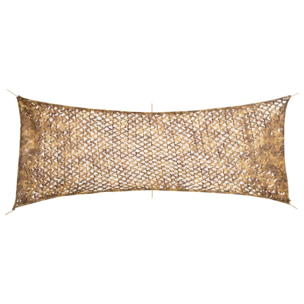 camouflagenet 525x205 cm med opbevaringspose sandfarvet billede