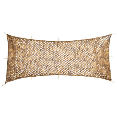 camouflagenet 844x429 cm med opbevaringspose sandfarvet