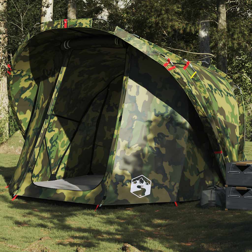 4-personers fisketelt vandtæt camouflage