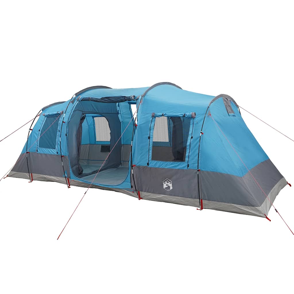 4-personers campingtelt vandtæt blå