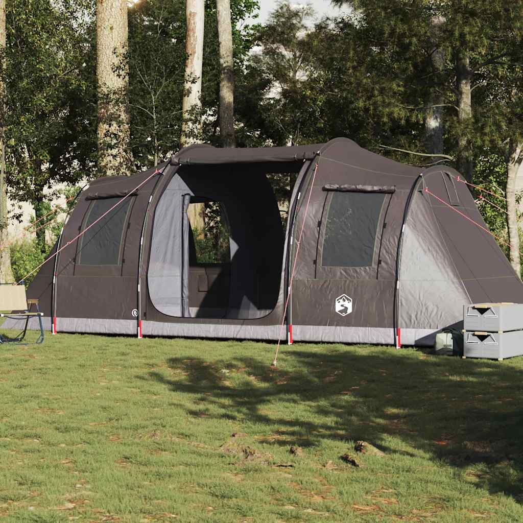 4-personers campingtelt vandtæt brun