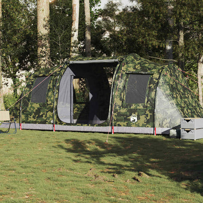 4-personers campingtelt vandtæt camouflage