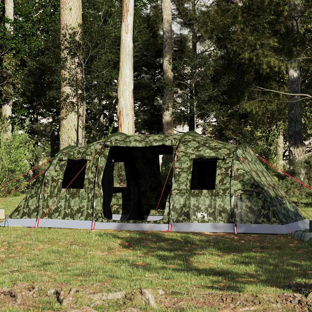 6-personers familietelt vandtæt camouflage billede