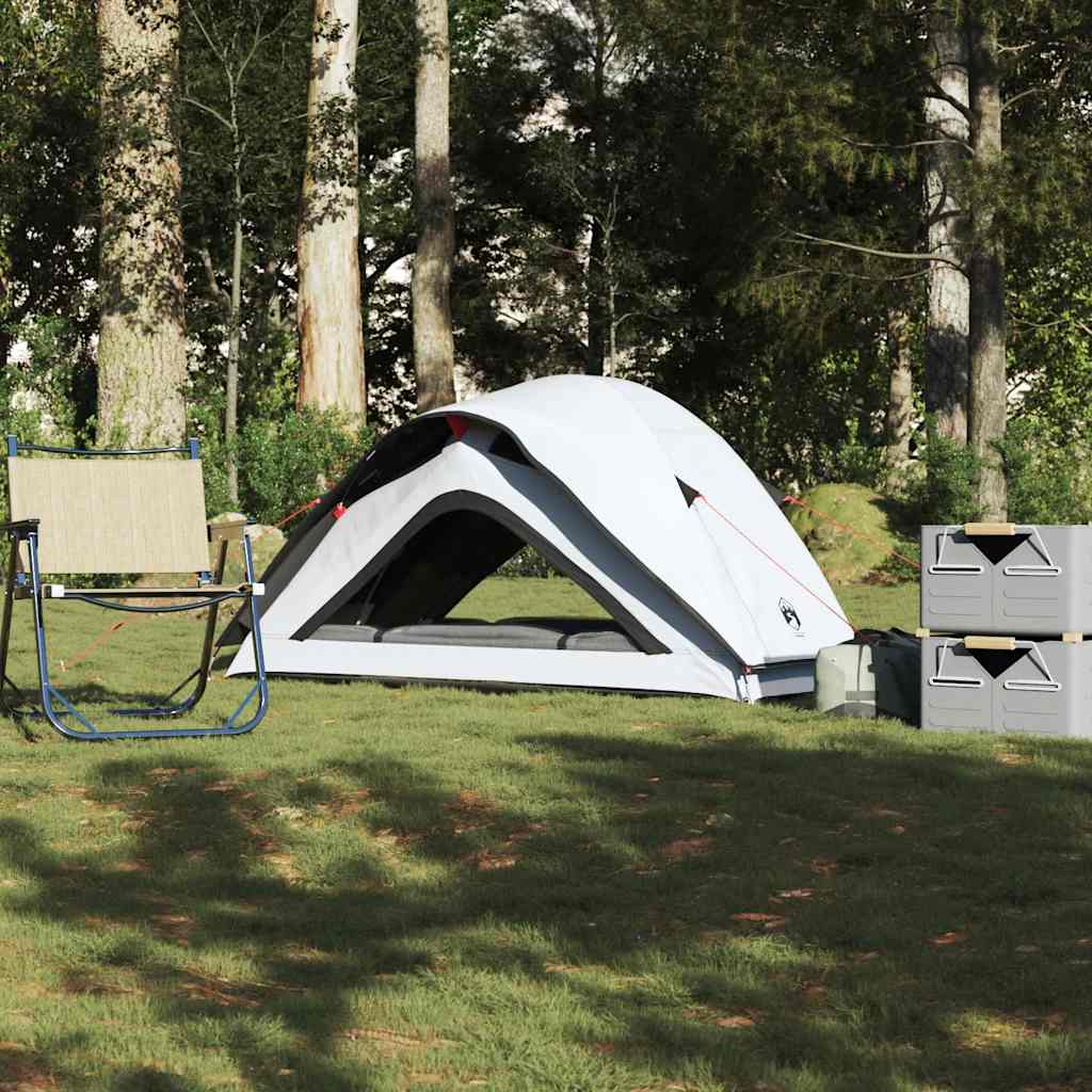 1-personers campingtelt vandtæt mørklægningsstof hvid billede