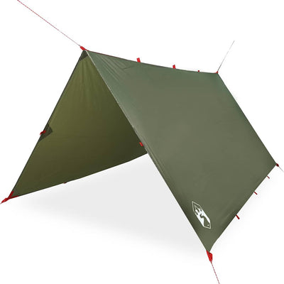 tarp 306x306 cm vandtæt olivengrøn