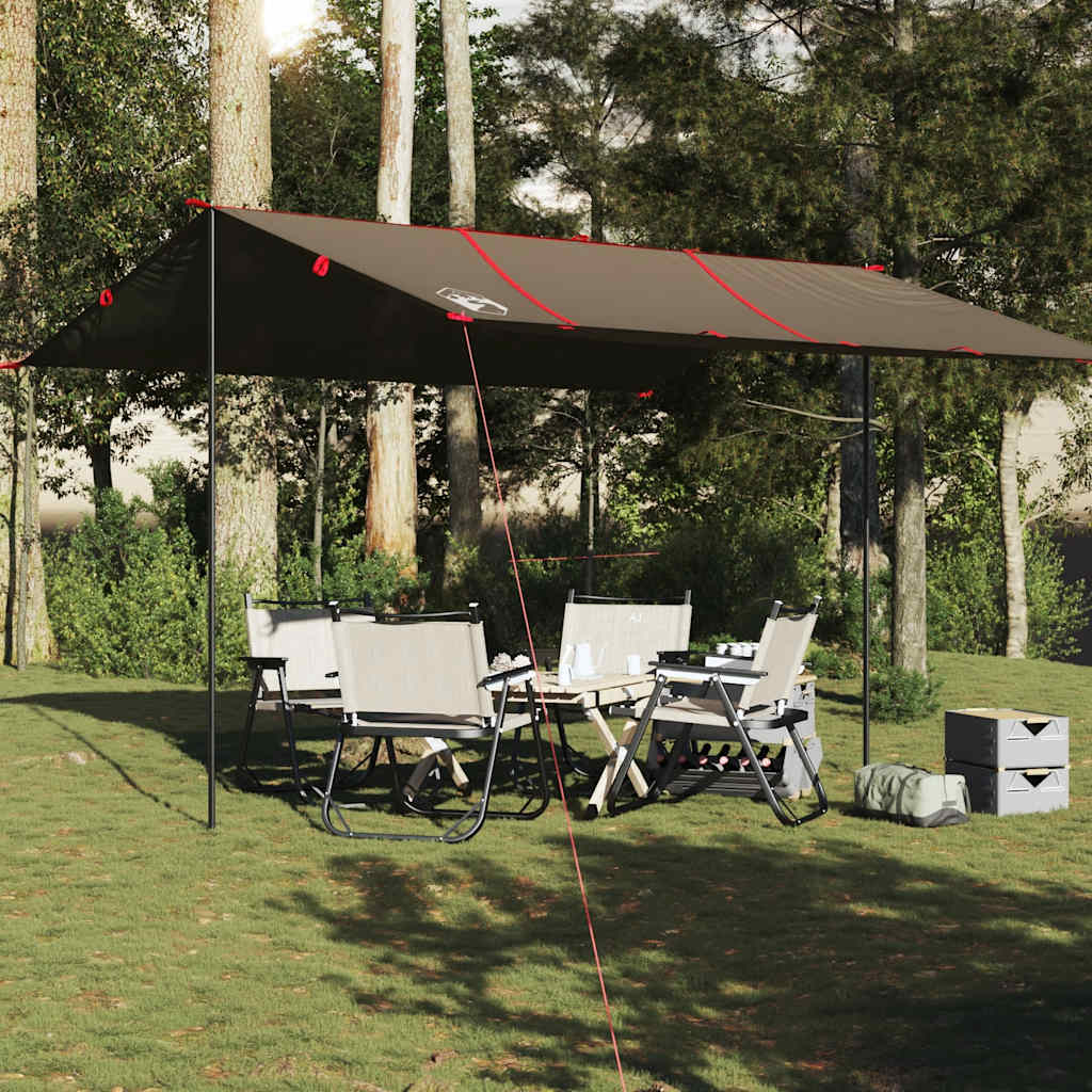 tarp 451x420 cm vandtæt brun