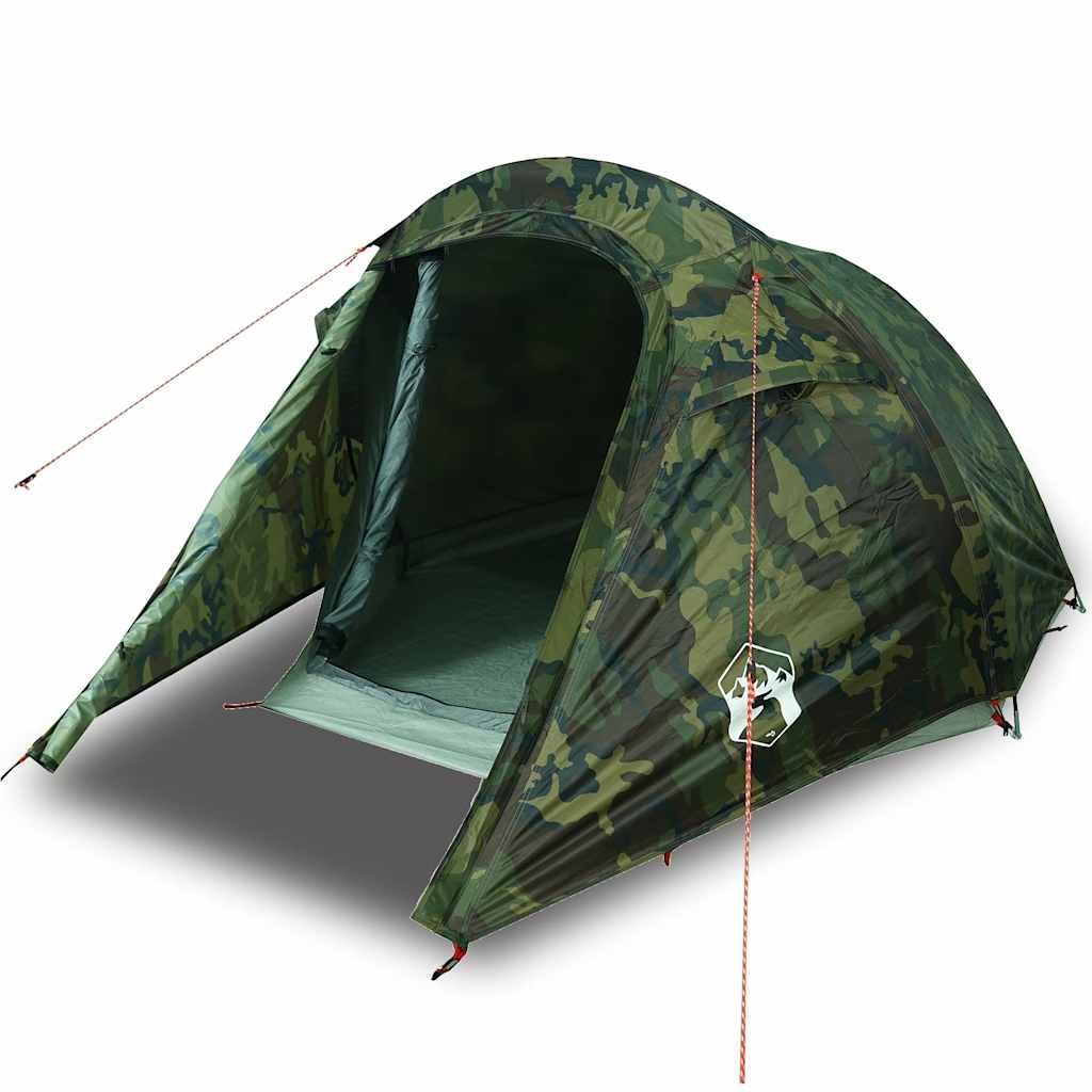 3-personers campingtelt vandtæt camouflage