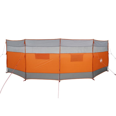 læsejl 510x153 cm vandtæt grå og orange