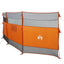 læsejl 510x153 cm vandtæt grå og orange