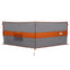 læsejl 344x120 cm vandtæt grå og orange