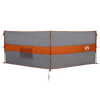 læsejl 344x120 cm vandtæt grå og orange