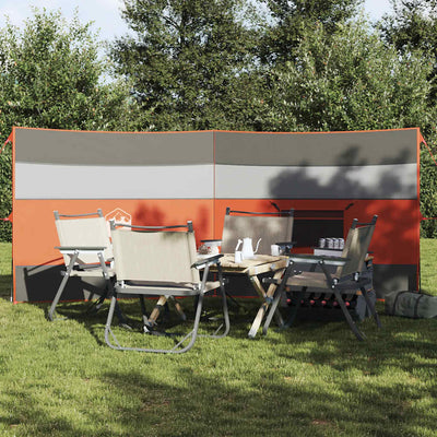 læsejl 340x130 cm vandtæt grå og orange