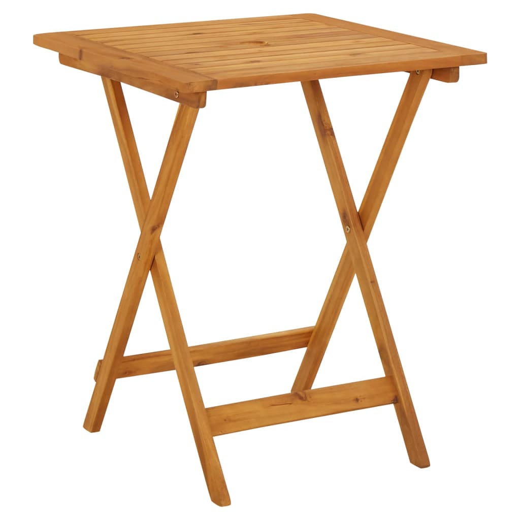 bistrosæt 3 dele polyrattan og massivt træ beige