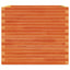plantekasse 80x80x72 cm massivt fyrretræ gyldenbrun