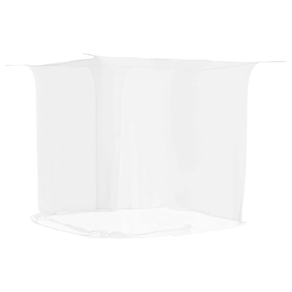 Hængende myggenet 220 × 100 × 150 cm - hvid rektangulær