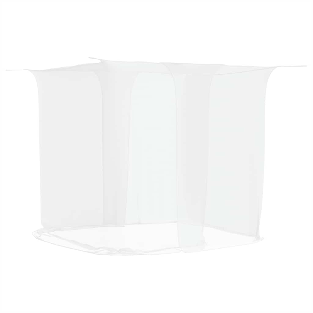 hængende myggenet 220x150x180 cm trådnet hvid billede