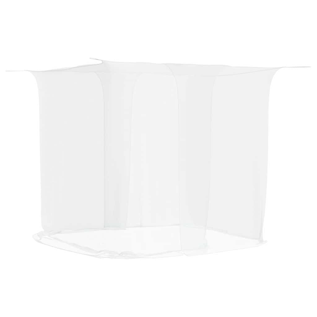 hængende myggenet 220x200x210 cm trådnet hvid billede