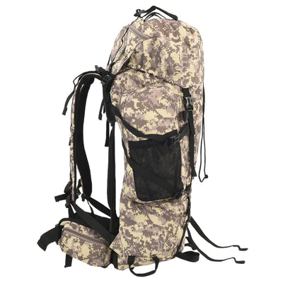 vandretaske 80 l camouflage oxfordstof brun