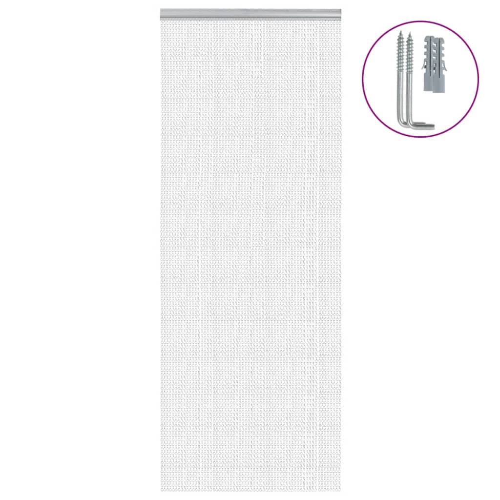 insektskærm til dør 80x212 cm aluminium