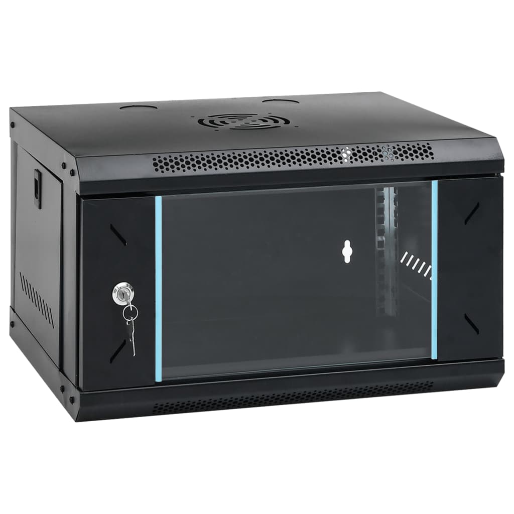 6U vægmonteret netværksskab 19" IP20 - 53 × 40 × 30 cm