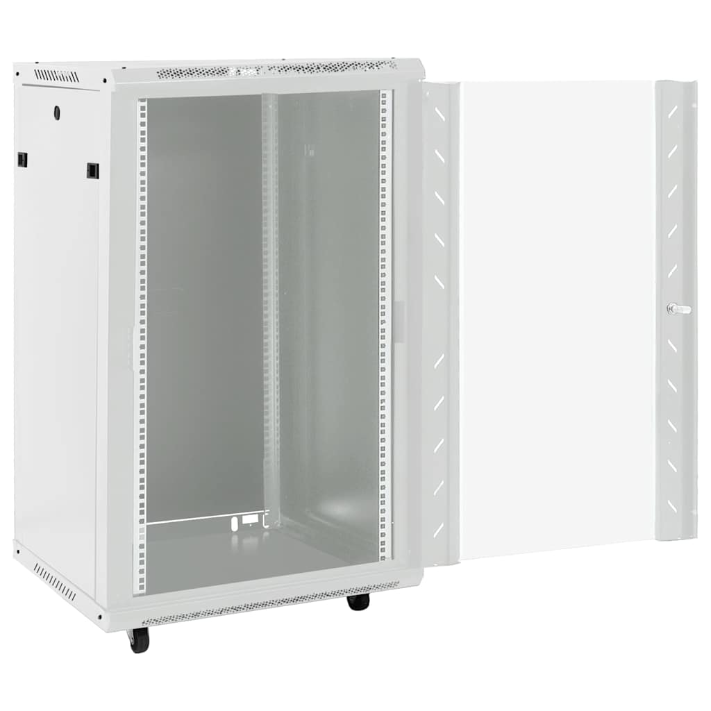 netværksskab med drejelige fødder 18U 19" IP20 60x60x100 cm