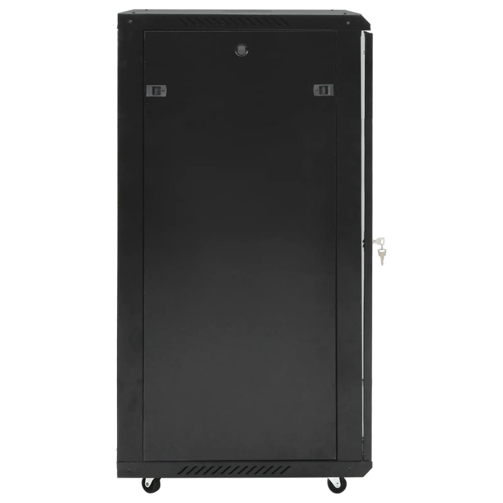22U netværksskab med drejefødder 19" IP20 60x60x120 cm