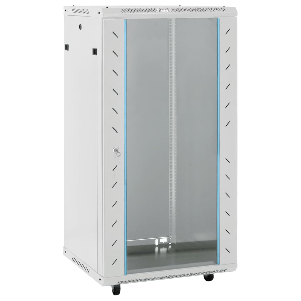 netværksskab med drejelige fødder 22U 19" IP20 60x60x120 cm