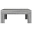 sofabord med Infinity LED-lys 70x50x30 cm grå sonoma-eg