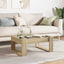sofabord med Infinity LED-lys 70x53x30 cm sonoma-eg