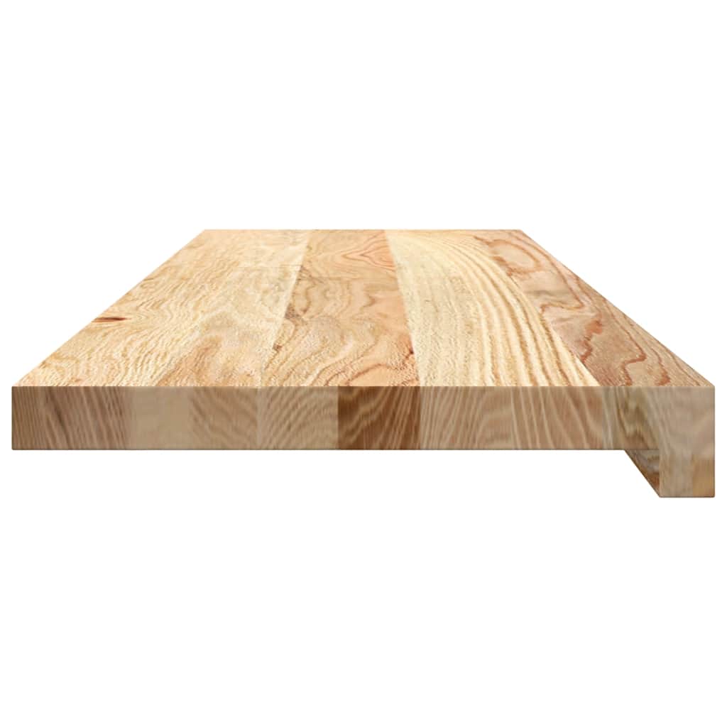 trappemåtter 4 stk ubehandlet 80x25x2 cm massivt egetræ