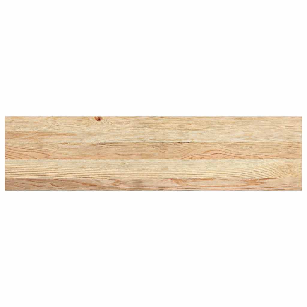 trappemåtter 4 stk ubehandlet 100x25x2 cm massivt egetræ