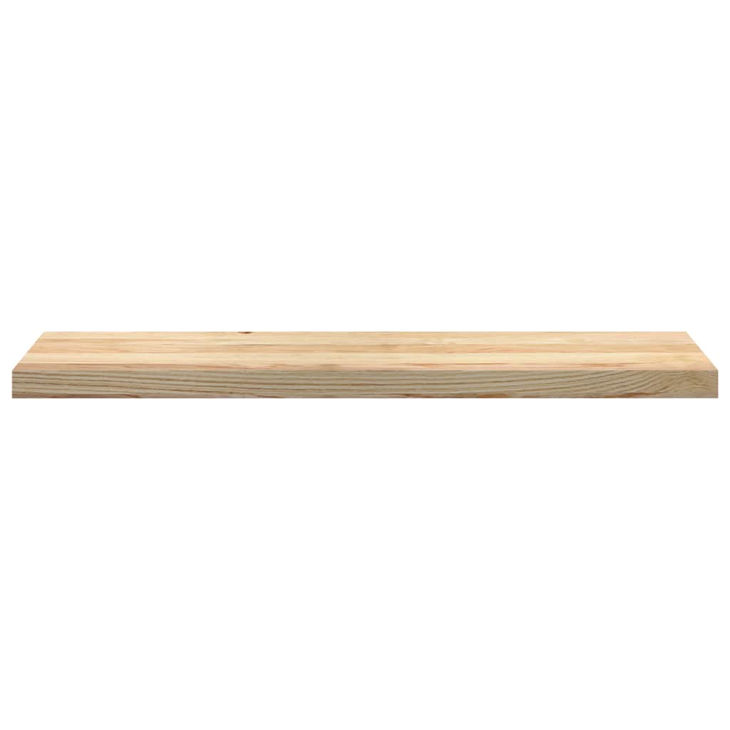 trappemåtter 4 stk ubehandlet 100x25x2 cm massivt egetræ