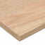 trappemåtter 4 stk ubehandlet 100x25x2 cm massivt egetræ
