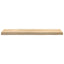 trappemåtter 4 stk ubehandlet 100x30x2 cm massivt egetræ