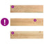 trappemåtter 8 stk ubehandlet 110x30x2 cm massivt egetræ
