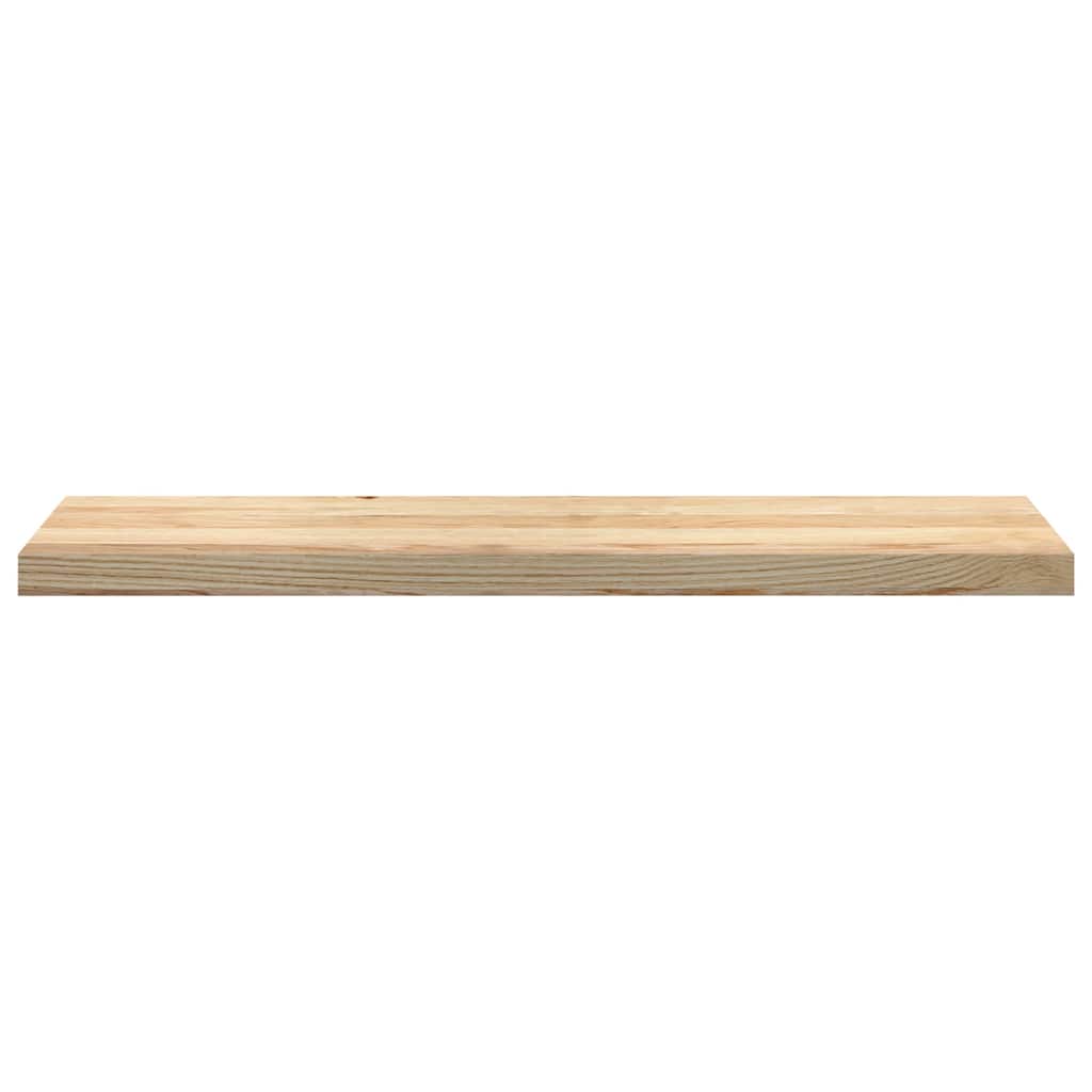 trappemåtter 12 stk ubehandlet 100x25x2 cm massivt egetræ