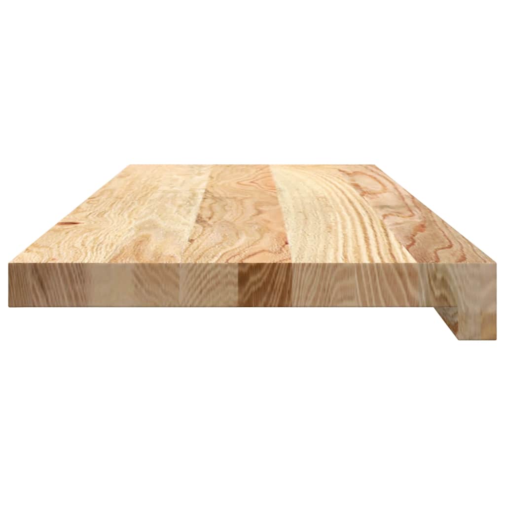 trappemåtter 12 stk ubehandlet 70x30x2 cm massivt egetræ