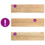 trappemåtter 12 stk ubehandlet 100x30x2 cm massivt egetræ