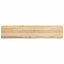 trappemåtter 12 stk ubehandlet 120x30x2 cm massivt egetræ