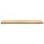 trappemåtter 16 stk ubehandlet 100x25x2 cm massivt egetræ