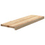 trappemåtter 16 stk ubehandlet 80x30x2 cm massivt egetræ