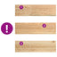trappemåtter 20 stk ubehandlet 90x25x2 cm massivt egetræ