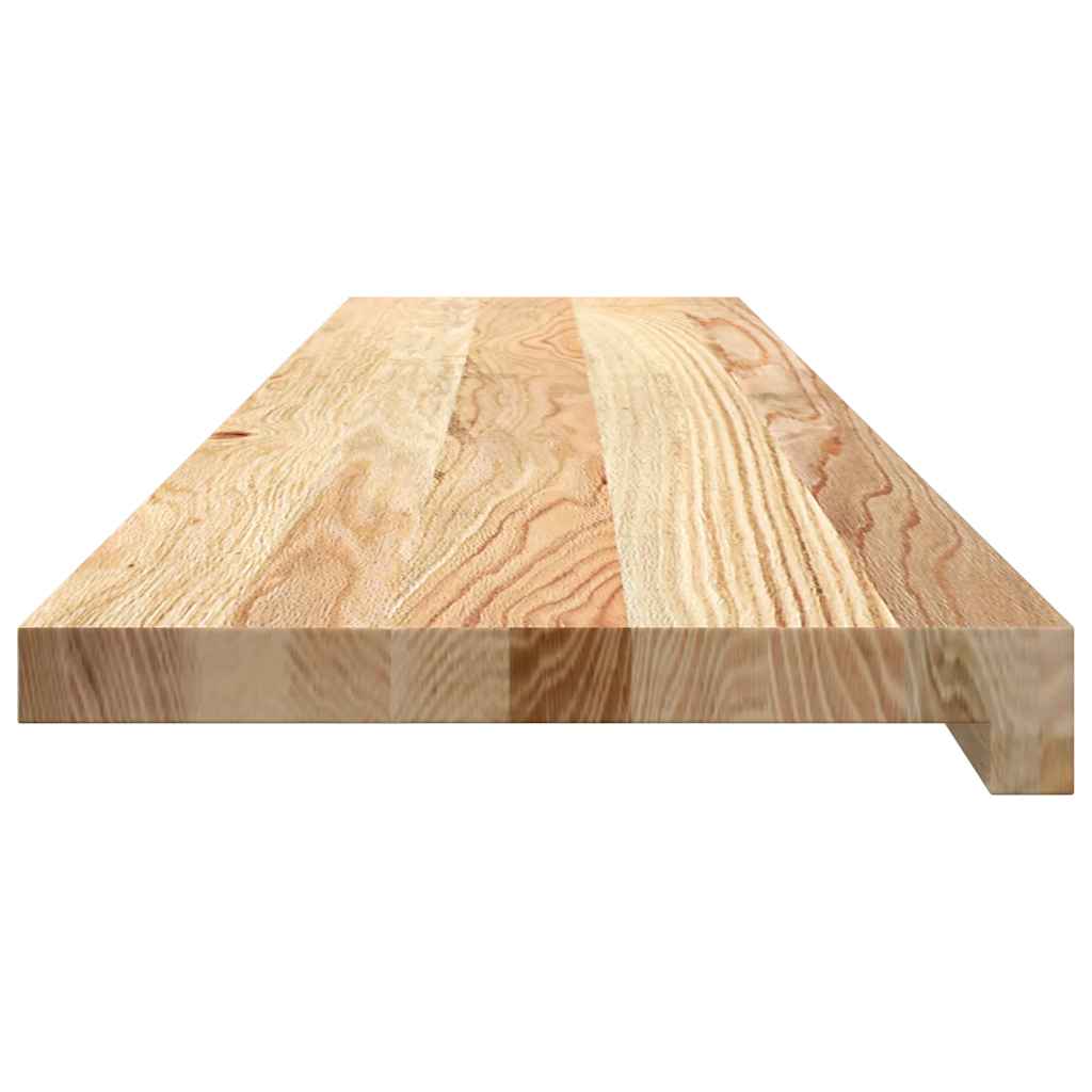 trappemåtter 20 stk ubehandlet 110x25x2 cm massivt egetræ
